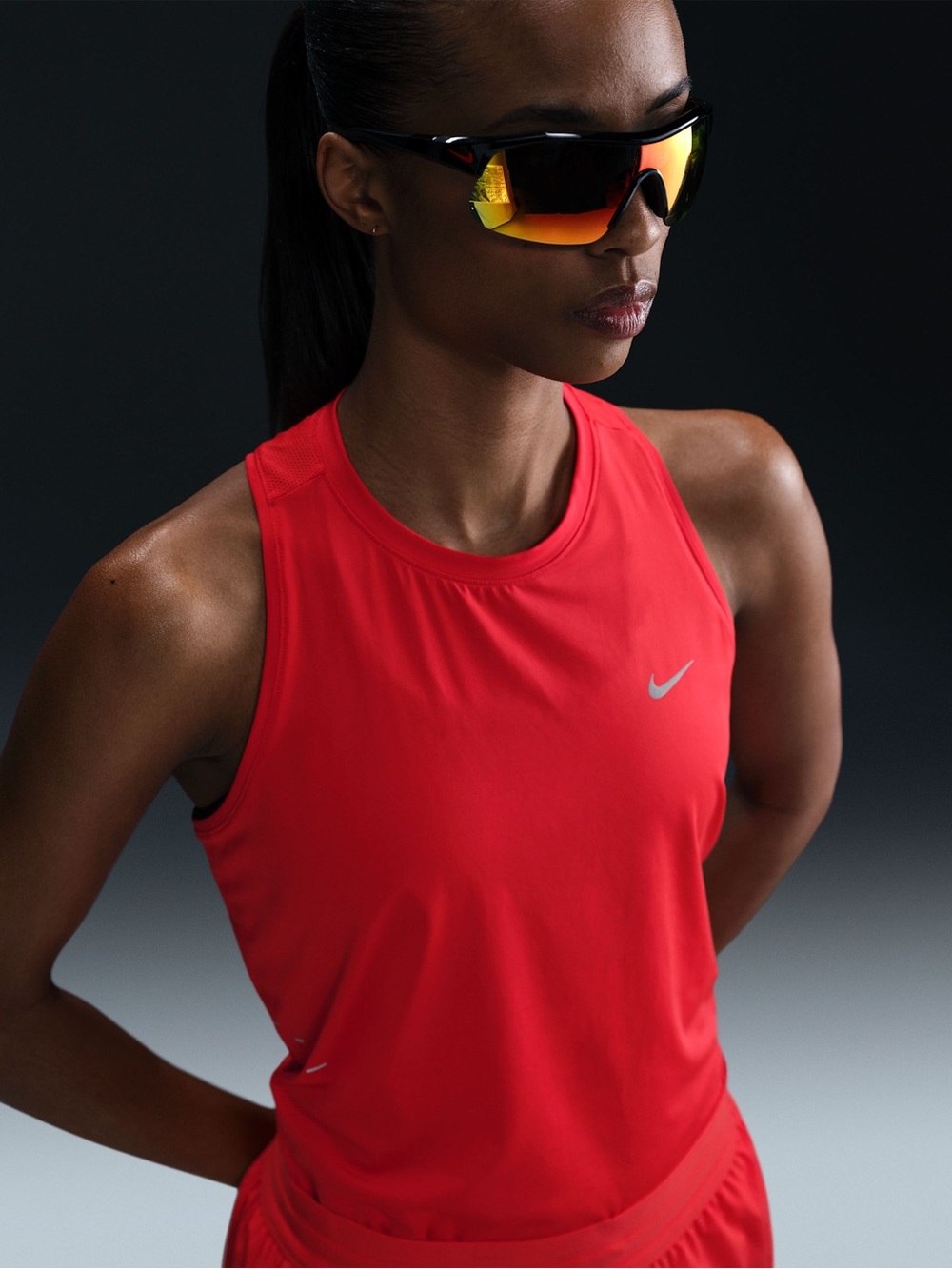 Nike Women’s Bright Red Sleeveless Training Tank